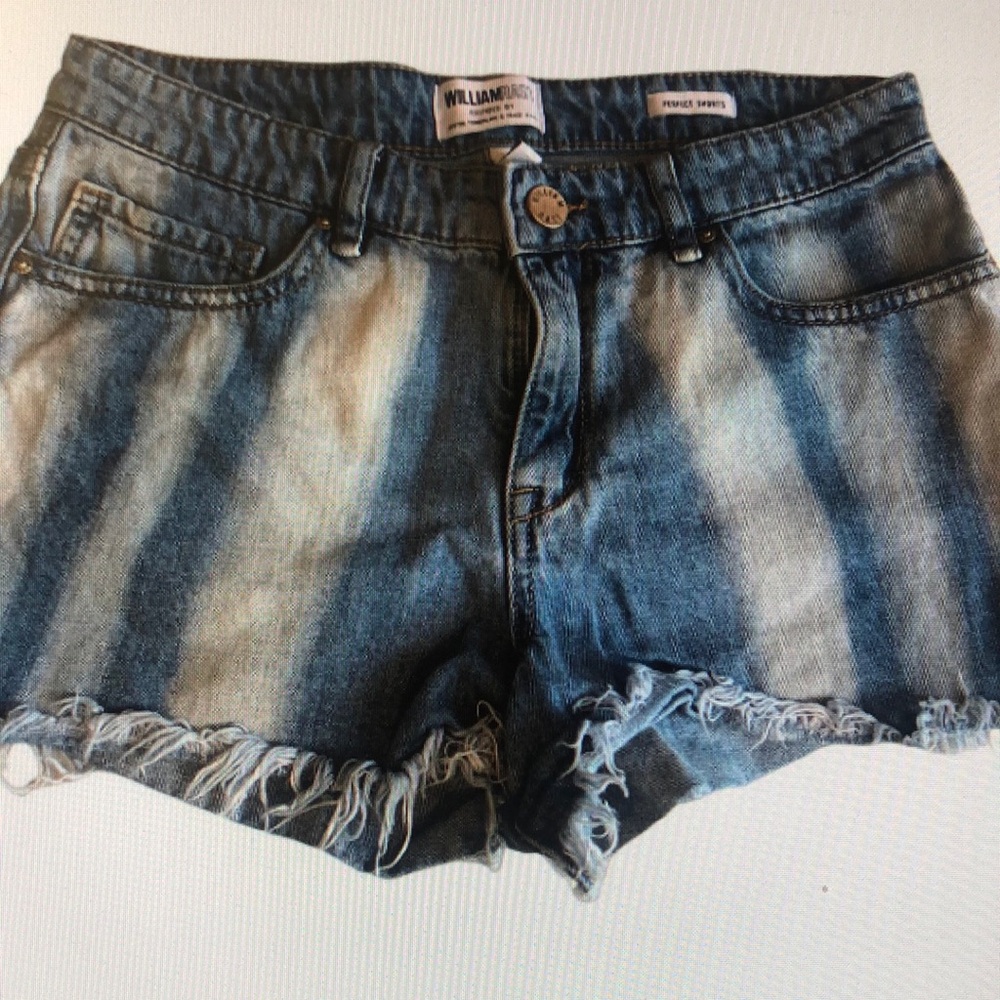 William Rast Blue Denim Women Shorts